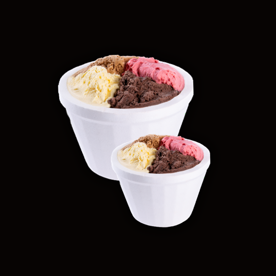 Pote de 1Kg + Pote de 1/4 KG